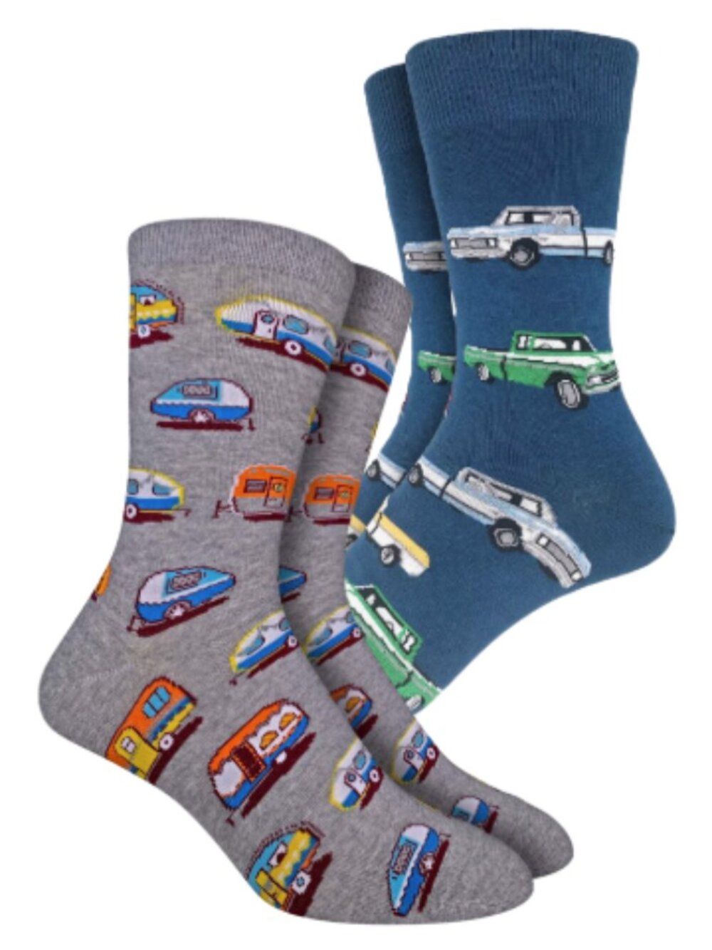 Men's Good Luck Sock Crew Socks | Happy Camper Socks | NWT